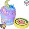 Peachybbies Dreamy Axolotl Cloud Slime (7 oz) – Premium Handmade USA Cloud Dough Slime with Axolotl Charms, ASMR Scented Sensory Fidget Toy for Kids, Stress Relief & Collectible Slime Gift